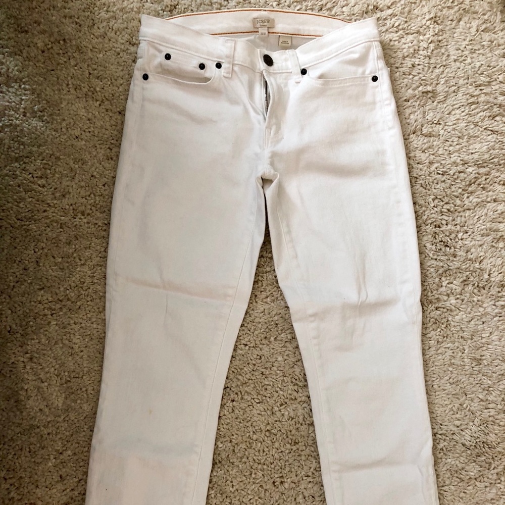 [J. Crew Factory White Jeans]
